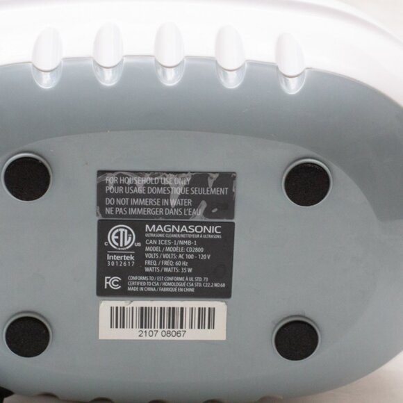 Magnasonic Professional Ultrasonic Jewelry and Eyeglass Cleaner Machine CD 2800 - Picture 5 of 11